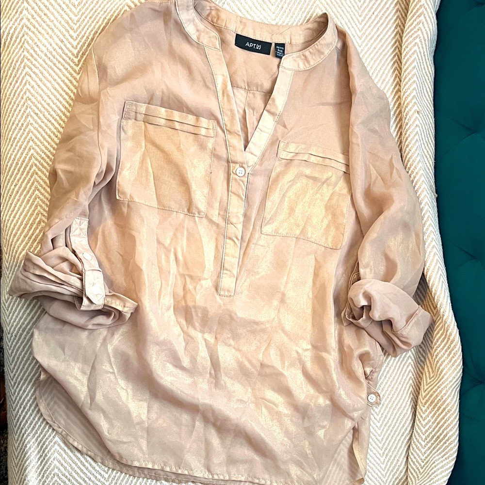 Women’s Sheer Shimmer blouse
